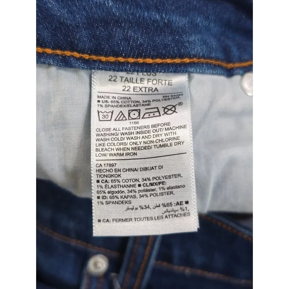 Old Navy Womens 5 PAIRS Jeans Size 22L 22 Long Mid-Rise Denim - Picture 13 of 16